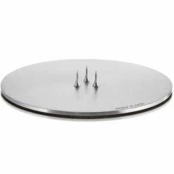 Ester & Erik Lyseplatte Børstet Sølv Mellem