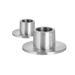 Ester & Erik Lysestage Børstet Sølv Lille