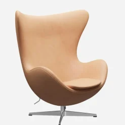 Fritz Hansen 3316 Ægget Natural Læder