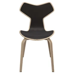 Fritz Hansen 4130 Grand Prix Stol Forsidepolstret Læder