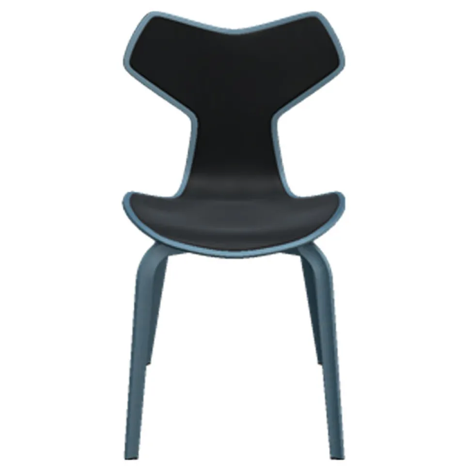 Fritz Hansen 4130 Grand Prix Stol Forsidepolstret Læder