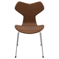 Fritz Hansen 3130 Grand Prix Stol Fuldpolstret Læder