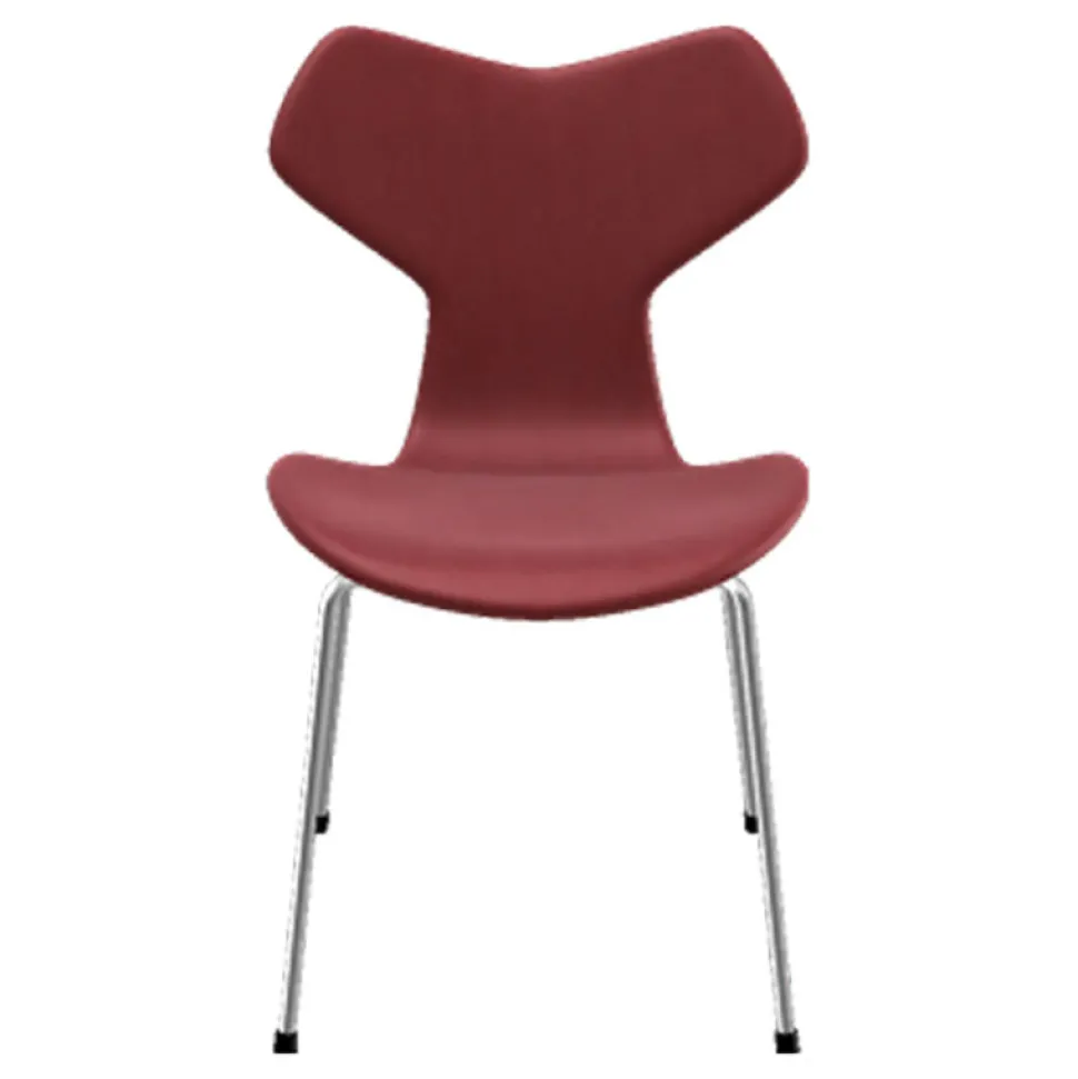 Fritz Hansen 3130 Grand Prix Stol Fuldpolstret Læder