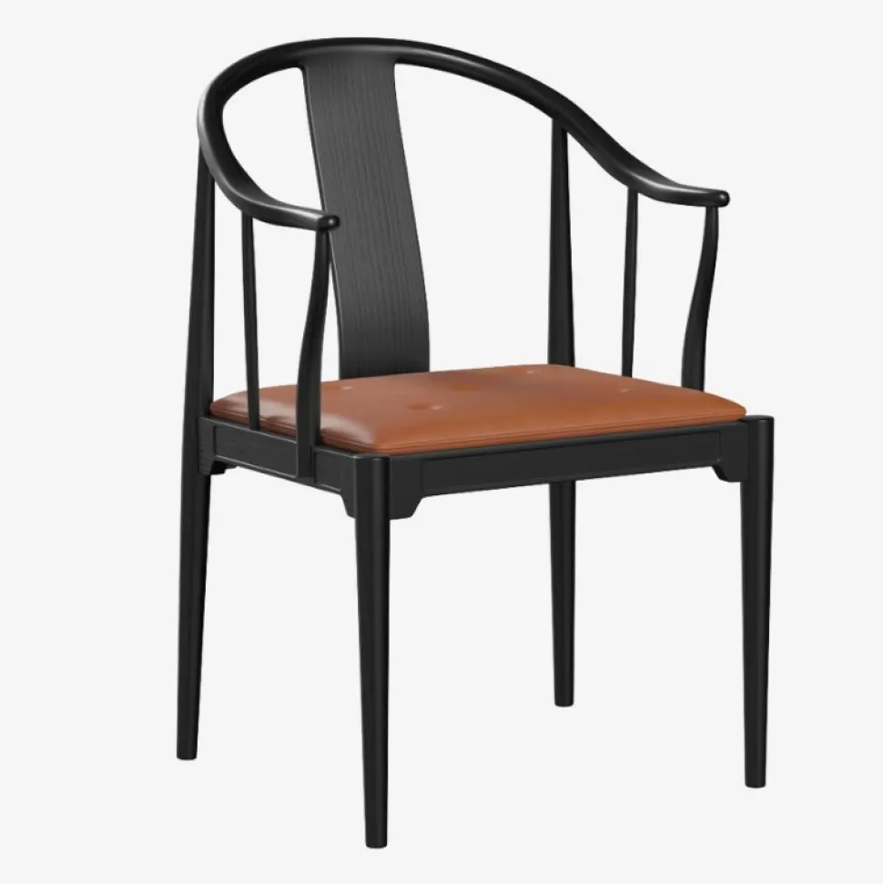 Fritz Hansen 4283 Kinastolen Sort Ask