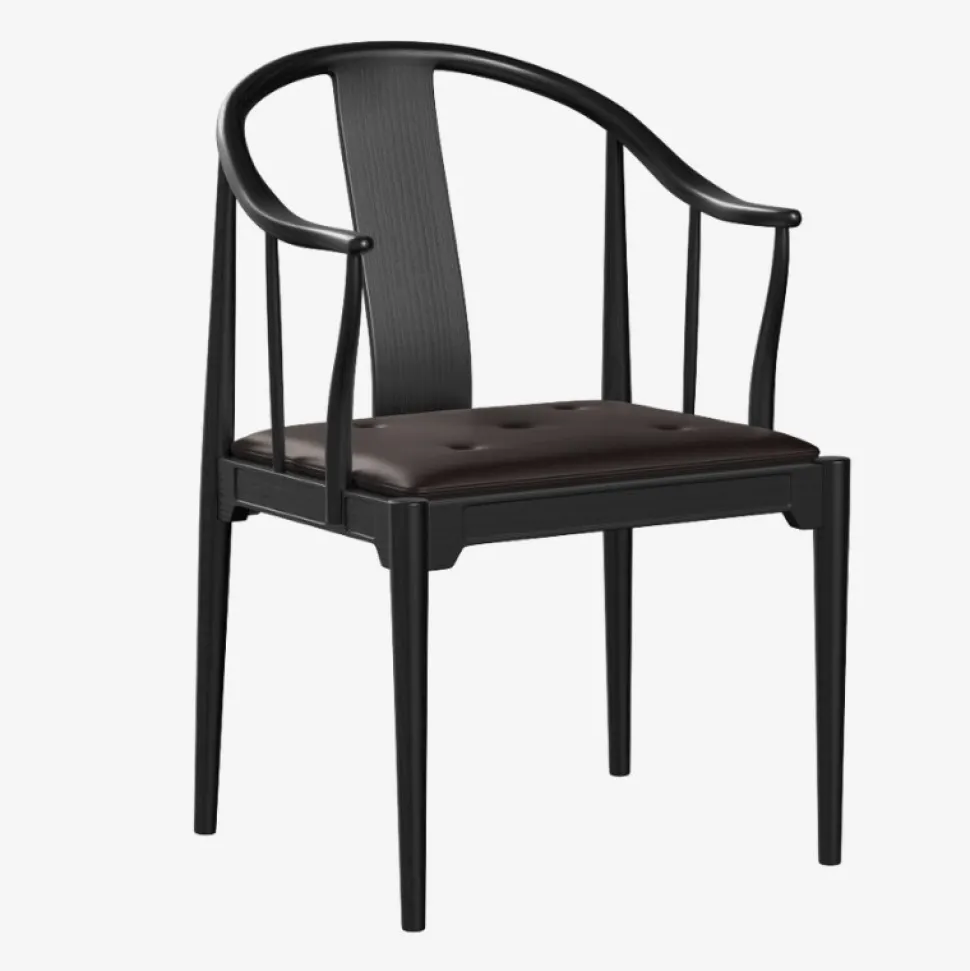 Fritz Hansen 4283 Kinastolen Sort Ask