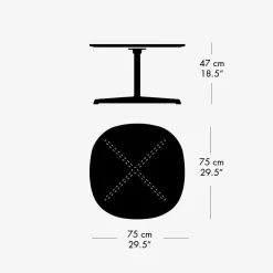 Fritz Hansen A202 Sofabord