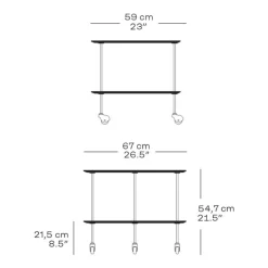 Fritz Hansen AJ Trolley Sort