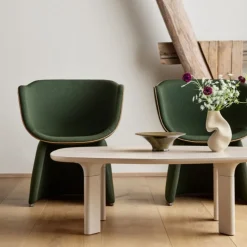 Fritz Hansen CM231 Monolit Lounge Chair Vidar 972 / Natur Læder