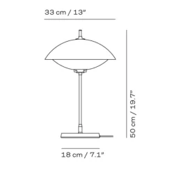 Fritz Hansen Musling Bordlampe