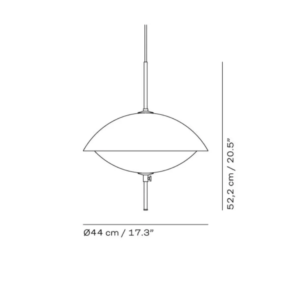 Fritz Hansen Musling Pendel Ø440