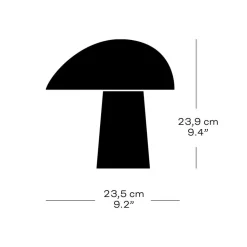 Fritz Hansen Night Owl Bordlampe Sort