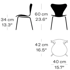 Fritz Hansen Serie 7 Børnestol