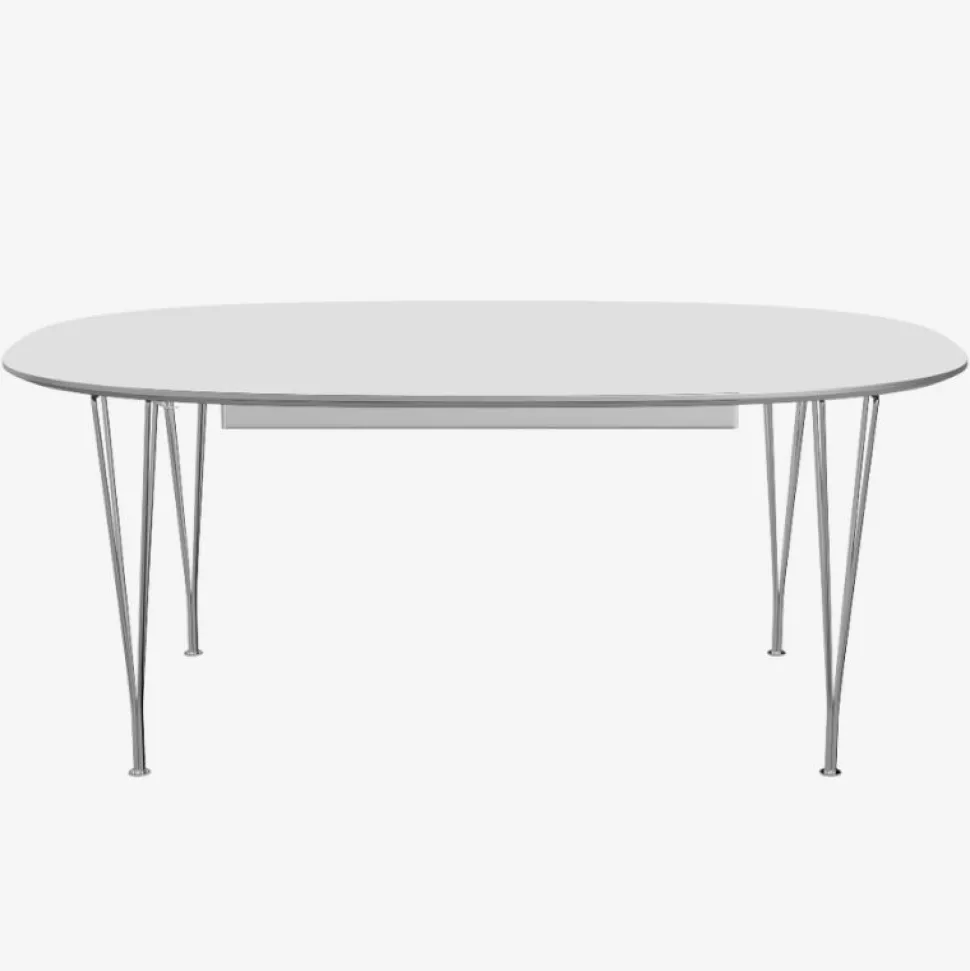 Fritz Hansen Super-Ellipse Bord Med Udtræk B619