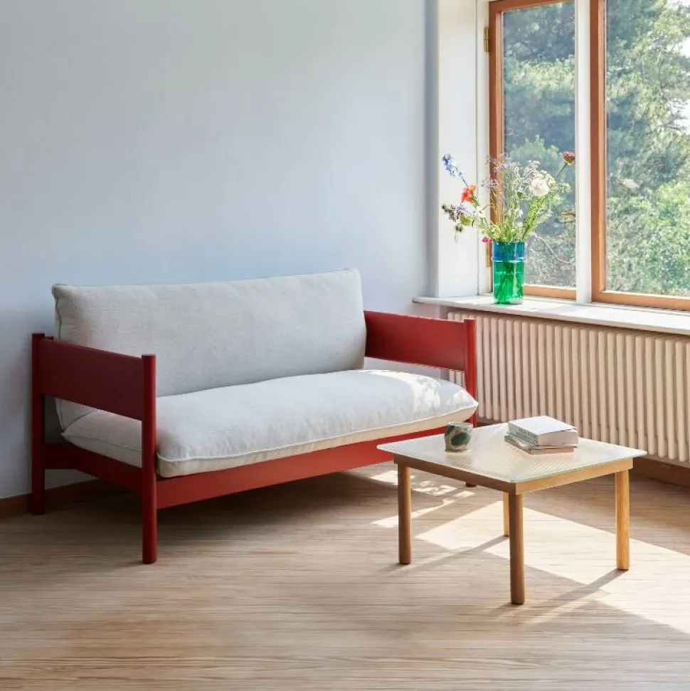 Hay Arbour Club Sofa Wine Red & Mode 009