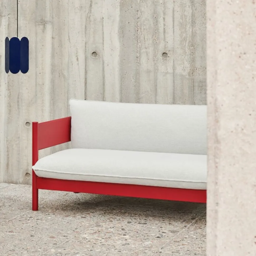 Hay Arbour Club Sofa Wine Red & Mode 009