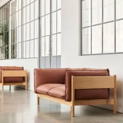Hay Arbour 2-Pers. Sofa Olieret Eg & Cognac Nevada Læder