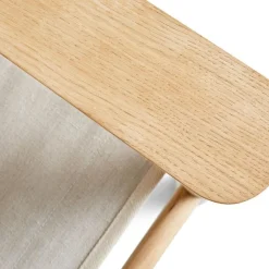 Hay Bernard Loungestol Lakeret Eg & Raw Canvas