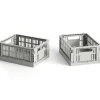 HAY Colour Crate Mini Set of 2 Light Grey