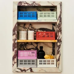 HAY Colour Crate Mini Set of 2 Light Grey