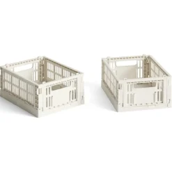 HAY Colour Crate Mini Set of 2 Off White