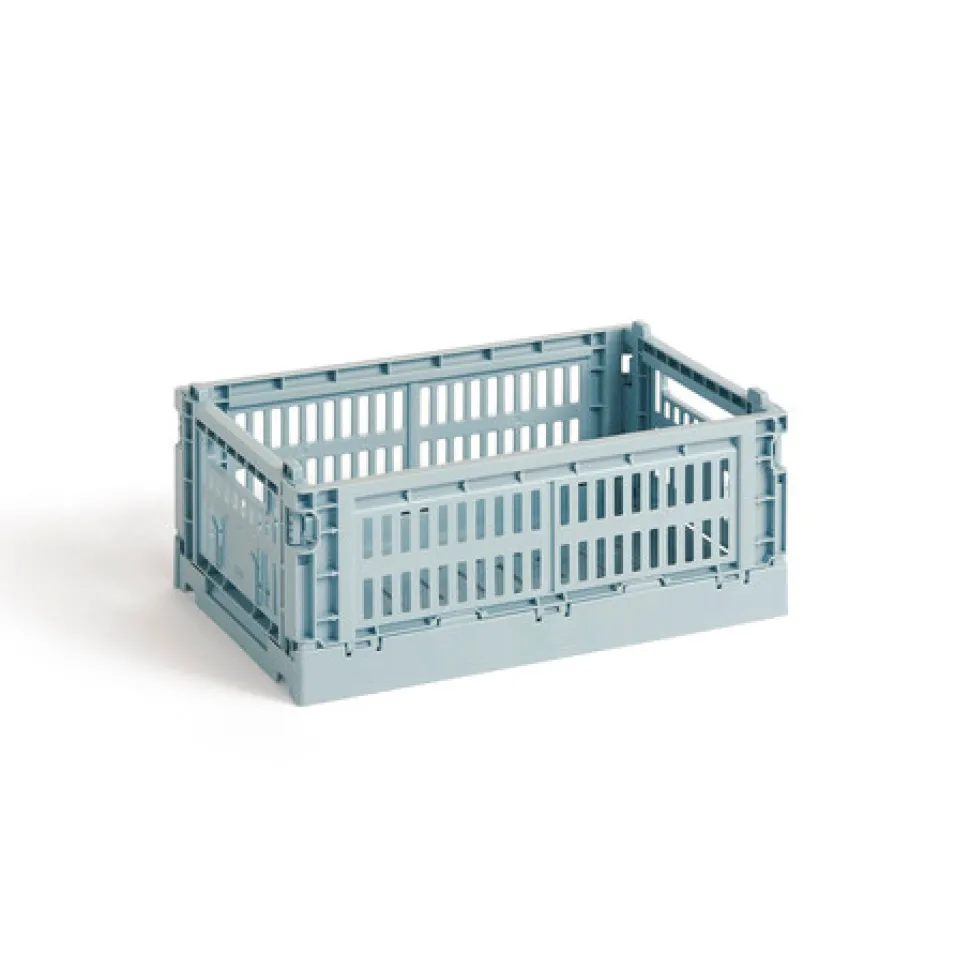 HAY Colour Crate Small Dusty Blue