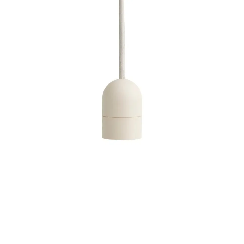 HAY Common Pendant Cord Set Soft Clay White