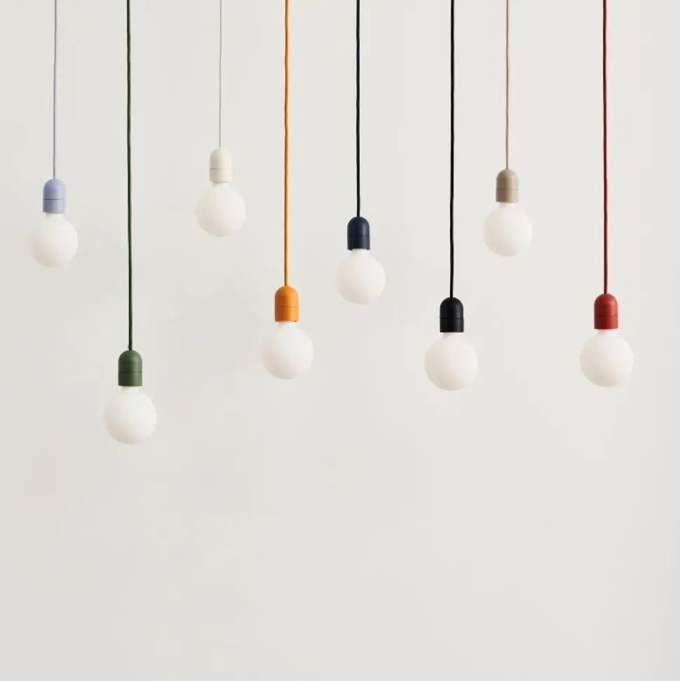 HAY Common Pendant Cord Set Soft Clay White