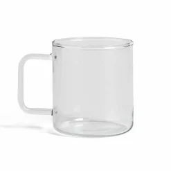 HAY Glass Coffee Mug M Clear