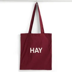 HAY Tote Bag Burgundy