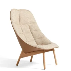 Hay Uchiwa Quilted Loungestol Lakeret Eg & Bolgheri