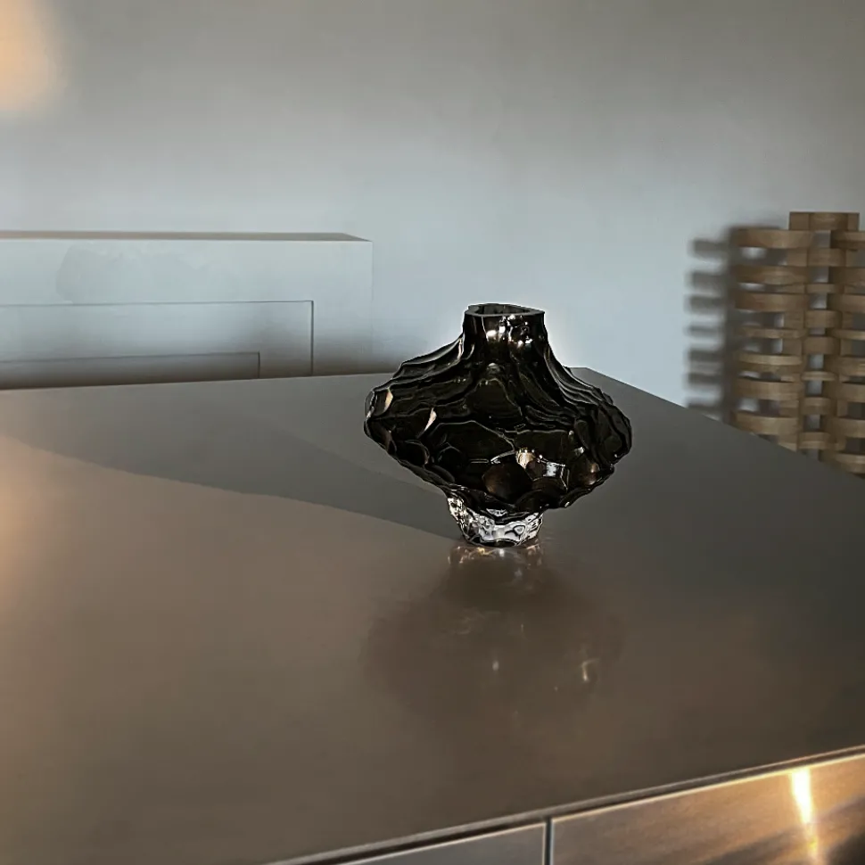 Hein Studio Canyon Vase Large New Smoke