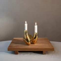 Hein Studio Unity Candleholder Gold