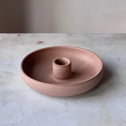 Julie Damhus Studio Oda Lysestage Skål Lille Beige