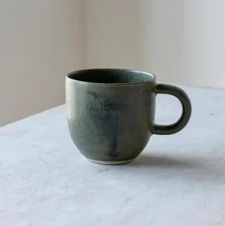 Julie Damhus Studio Oda Rund Kop Med Hank Grøn