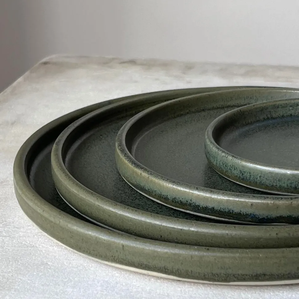 Julie Damhus Studio Oda Tallerken Mini Grøn