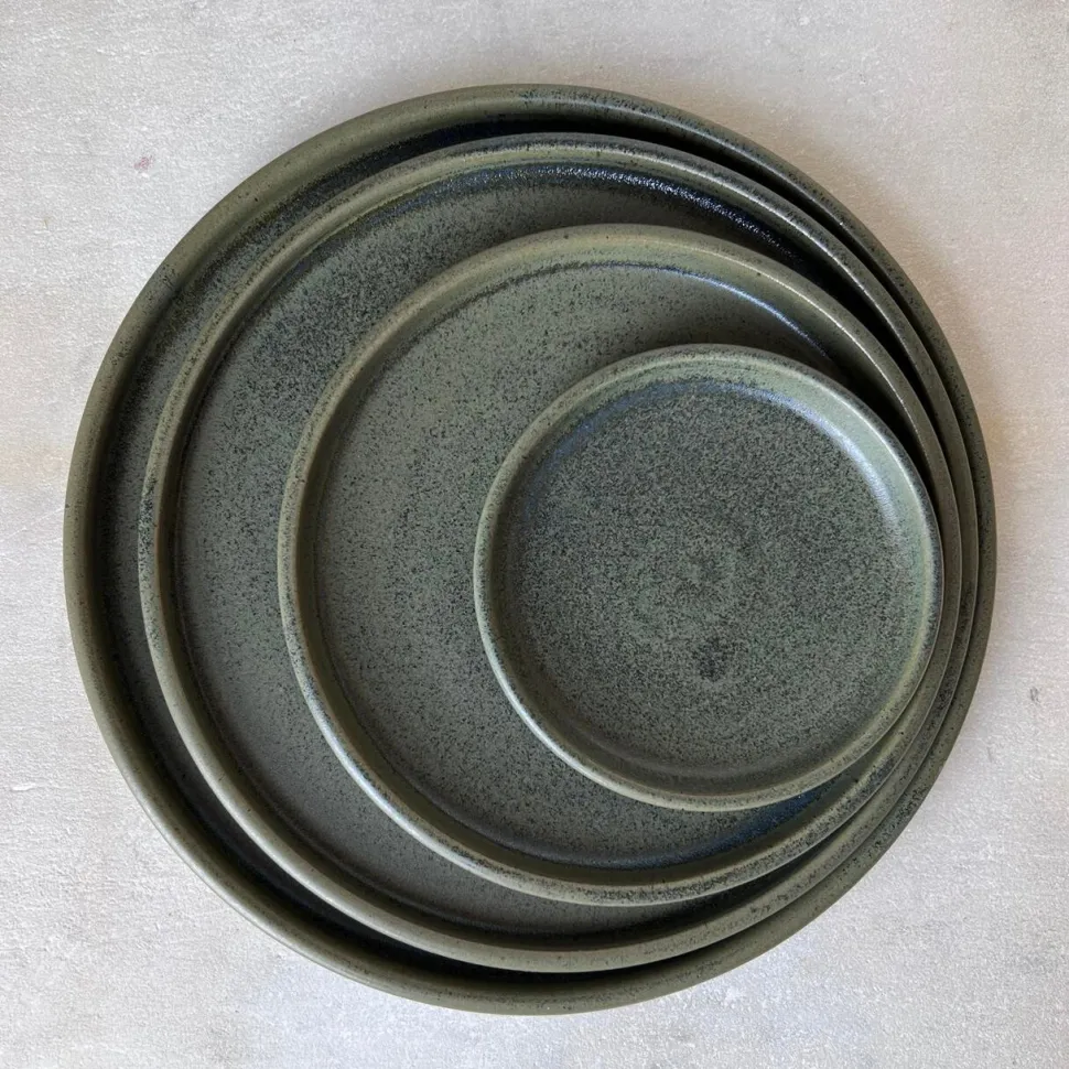 Julie Damhus Studio Oda Tallerken Mini Grøn