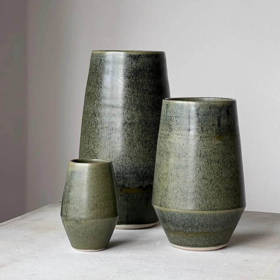 Julie Damhus Studio Oda Vase Lille Grøn