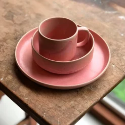 Julie Damhus Studio Toto Tallerken Mellem Rosa