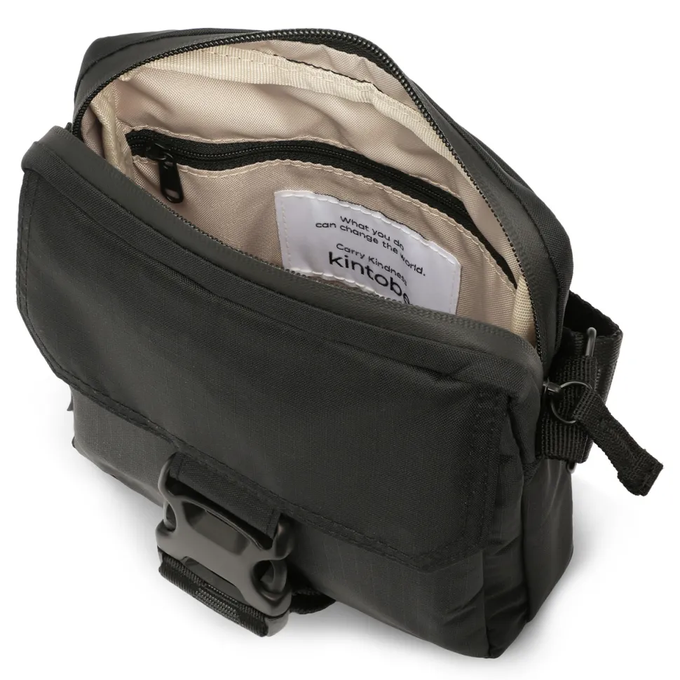 Kintobe NICO Crossbody Bag Jet Black