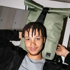 Kintobe ROY Roll-Top Bag Olive Leaf