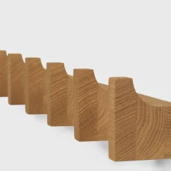 Kristina Dam Studio Column Coat Rack Long Warm Oiled Oak