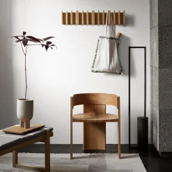 Kristina Dam Studio Column Coat Rack Oiled Oak