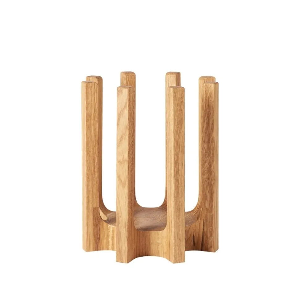 Kristina Dam Studio Column Bowl Warm Lacquered Oak