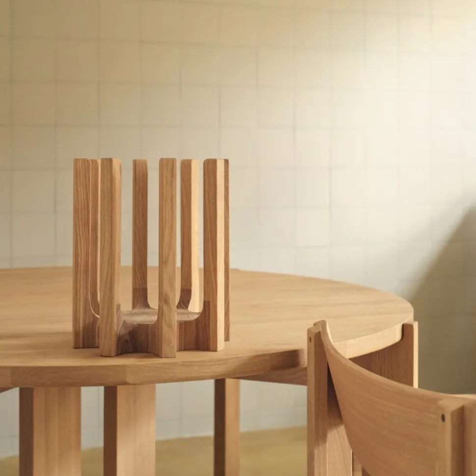 Kristina Dam Studio Column Bowl Warm Lacquered Oak