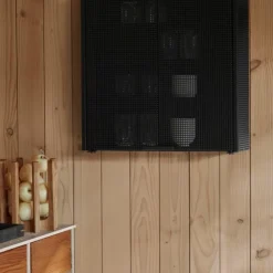 Kristina Dam Studio Column Bowl Warm Lacquered Oak