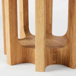 Kristina Dam Studio Column Bowl Warm Lacquered Oak