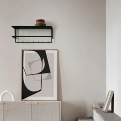 Kristina Dam Studio Grid Coat Hanger Black
