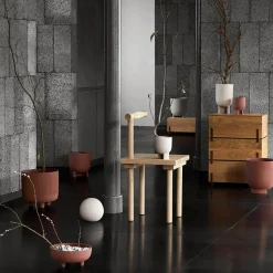 Kristina Dam Studio Serene Flowerpot Small Sand