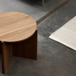 Kristina Dam Studio Simple Table Warm Lacquered Oak