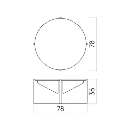 Kristina Dam Studio Simple XL Table Black